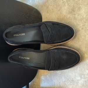 Lug sole loafers
